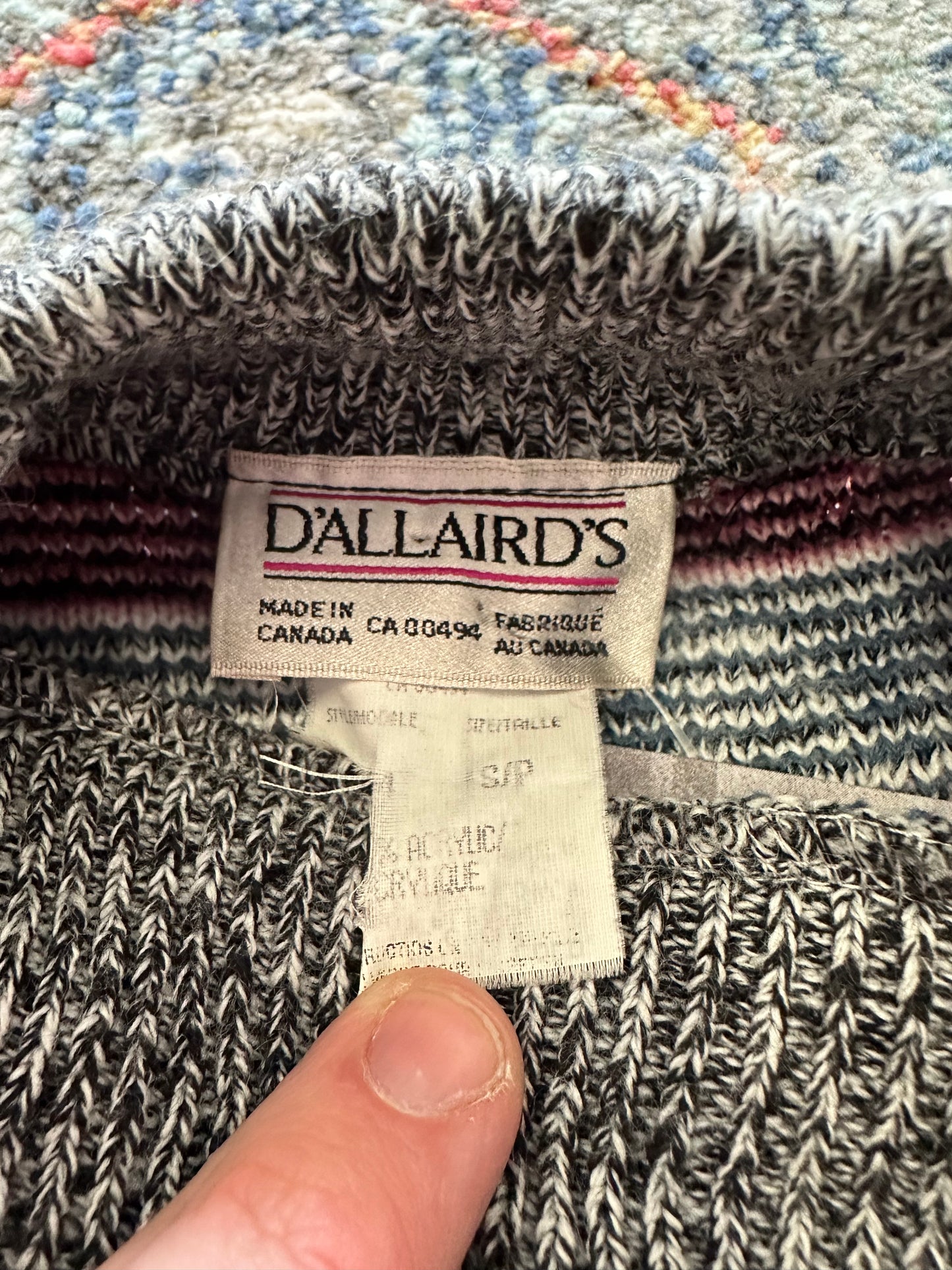 Vintage Delaire Abstarct Sweater - S