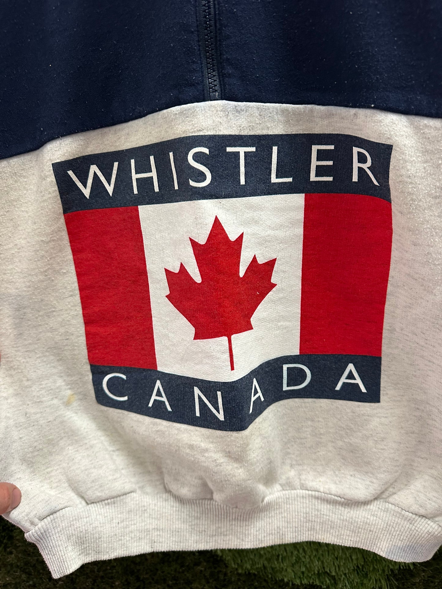 Vintage Whistler Canada 1/2 Zip Sweatshirt - S