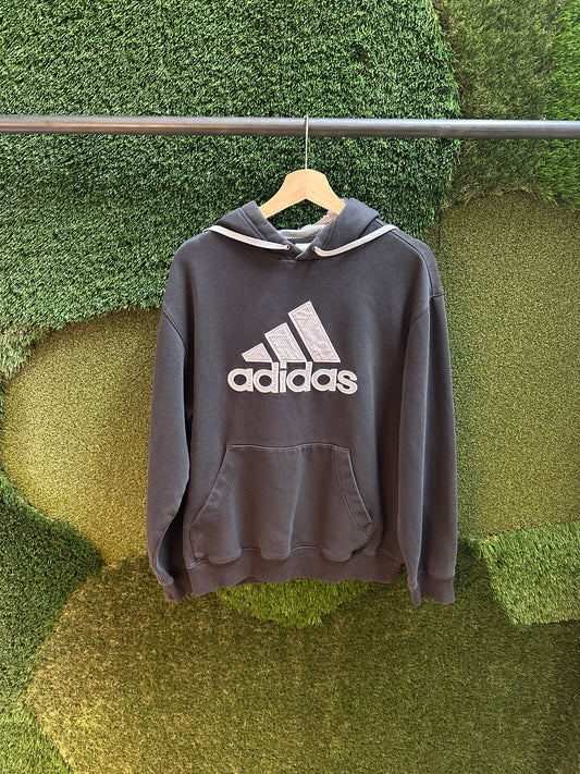 00s Adidas Logo Hoodie - L