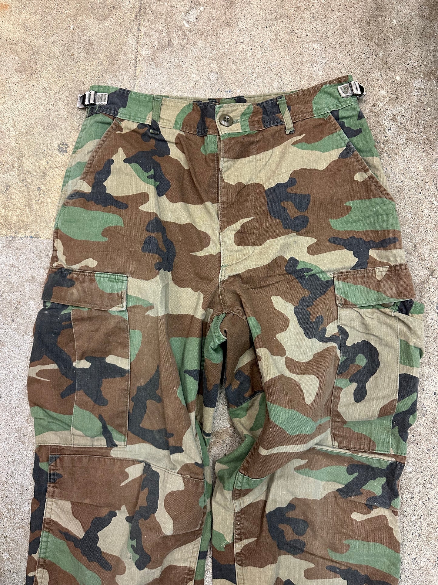 00s Military Camouflage Cargo Pants - 30