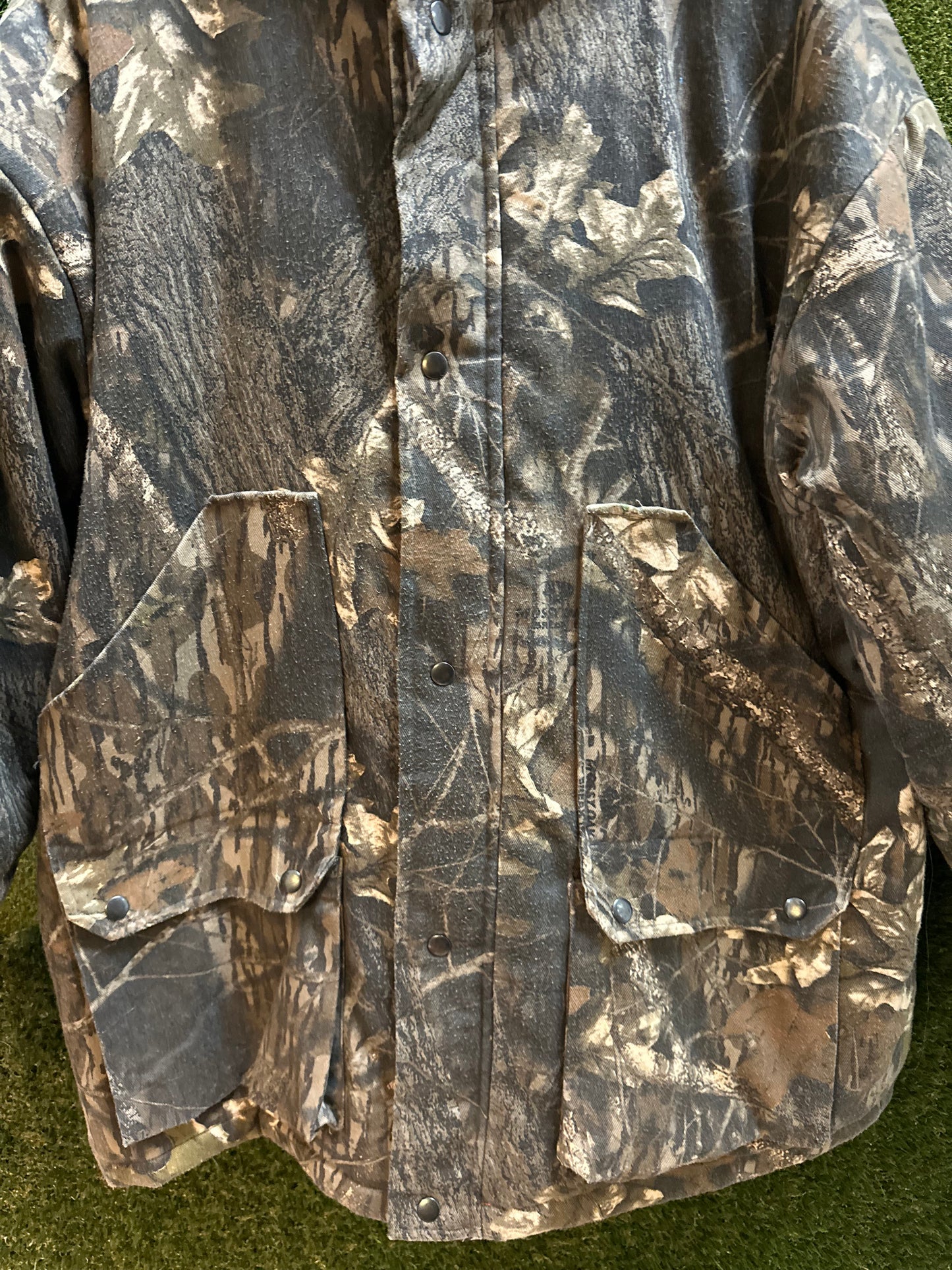 00s Mossy Oak Camouflage Zip-up Jacket - XL