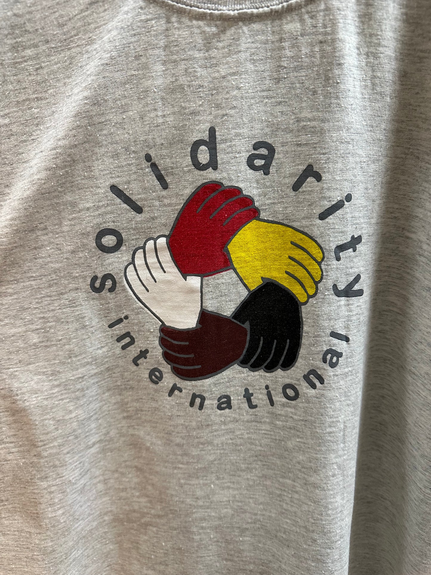 90s Solidarity International T-shirt - L