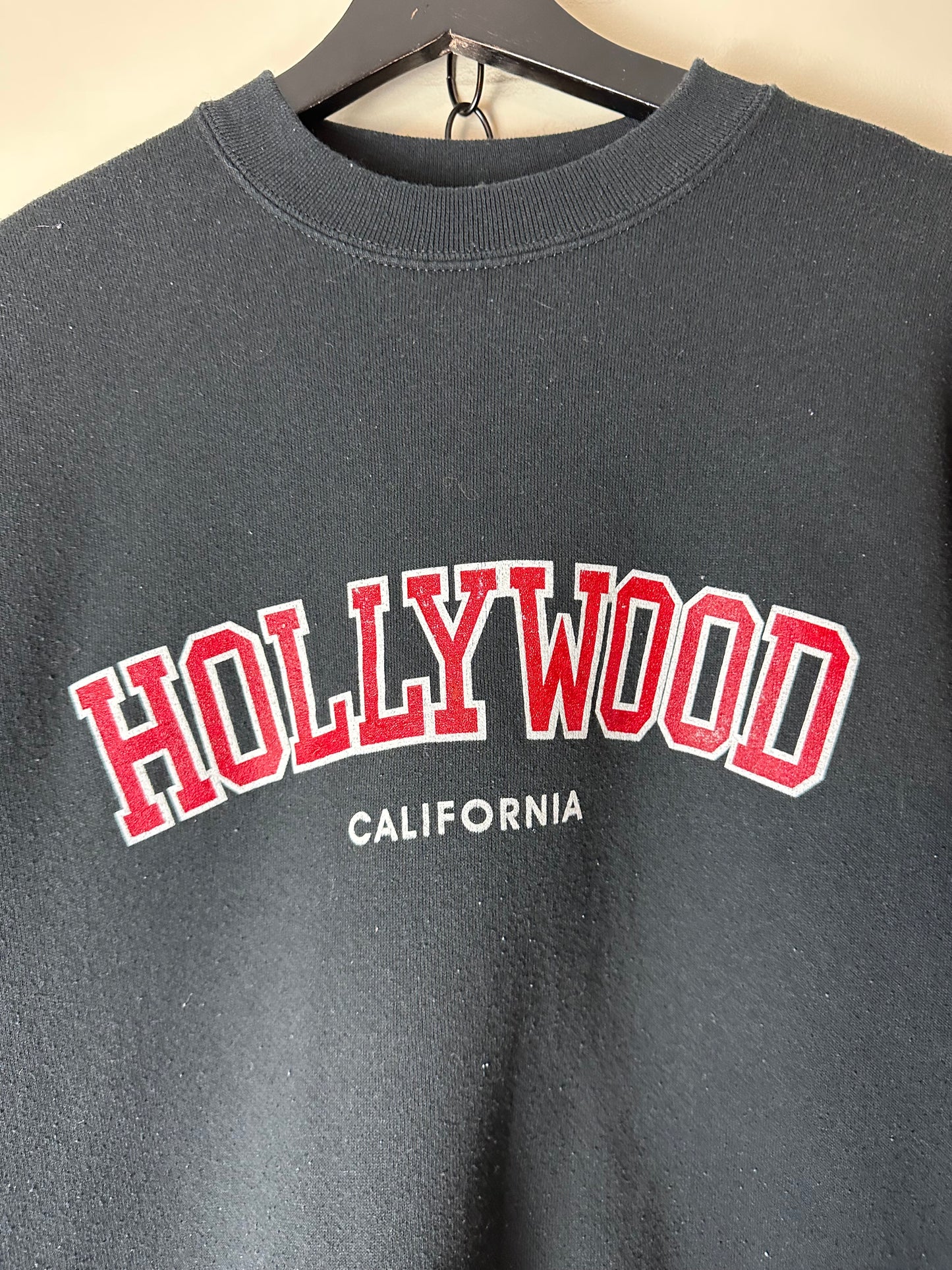 Vintage Hollywood California Spellout Crewneck - M