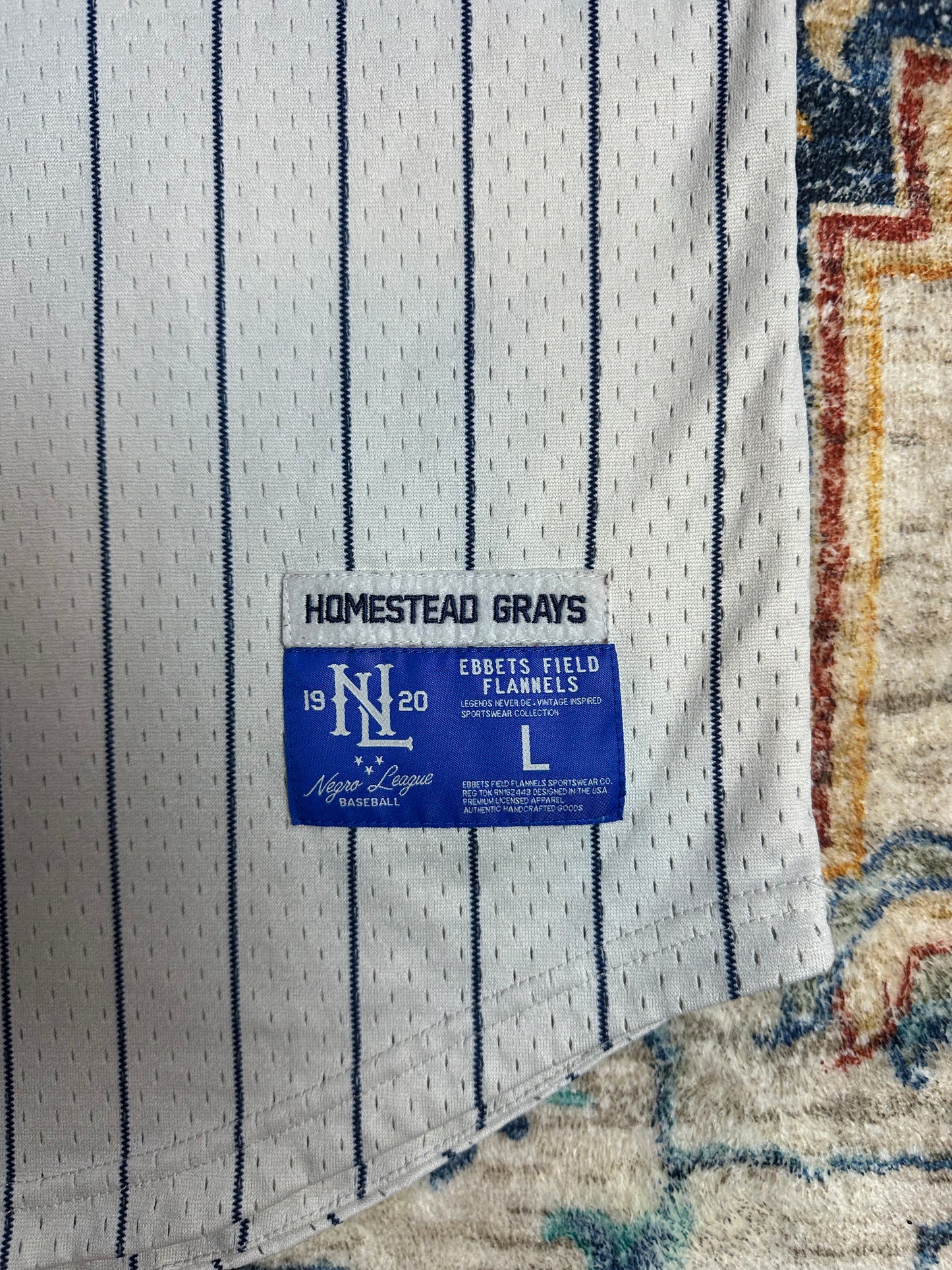 Homestead Grays #20 Negro League Baseball Jersey - L