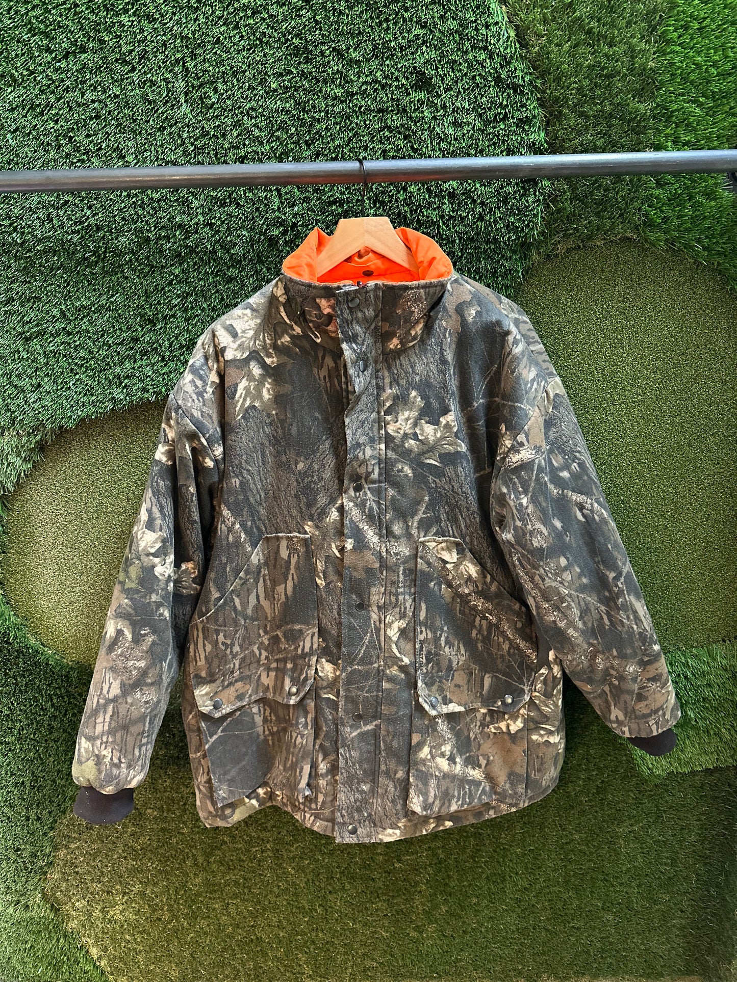 00s Mossy Oak Camouflage Zip-up Jacket - XL