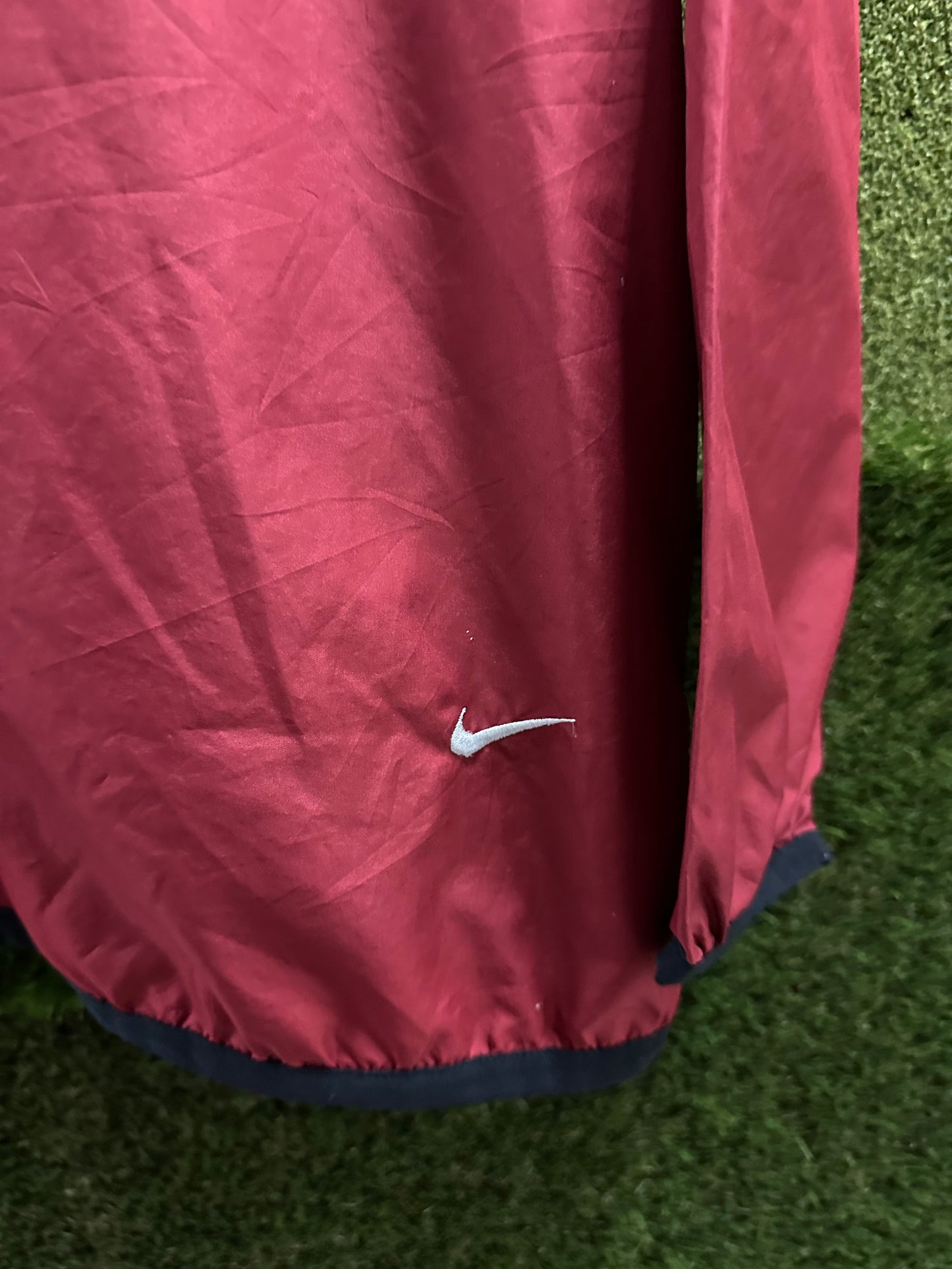 Vintage Nike 1/2 Zip Spellout Light Jacket - XL