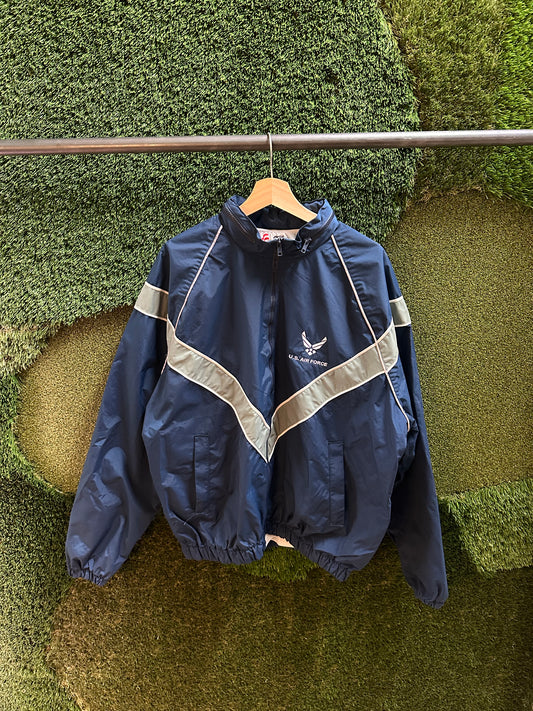 00s US Air Force Zip-up Jacket - XL