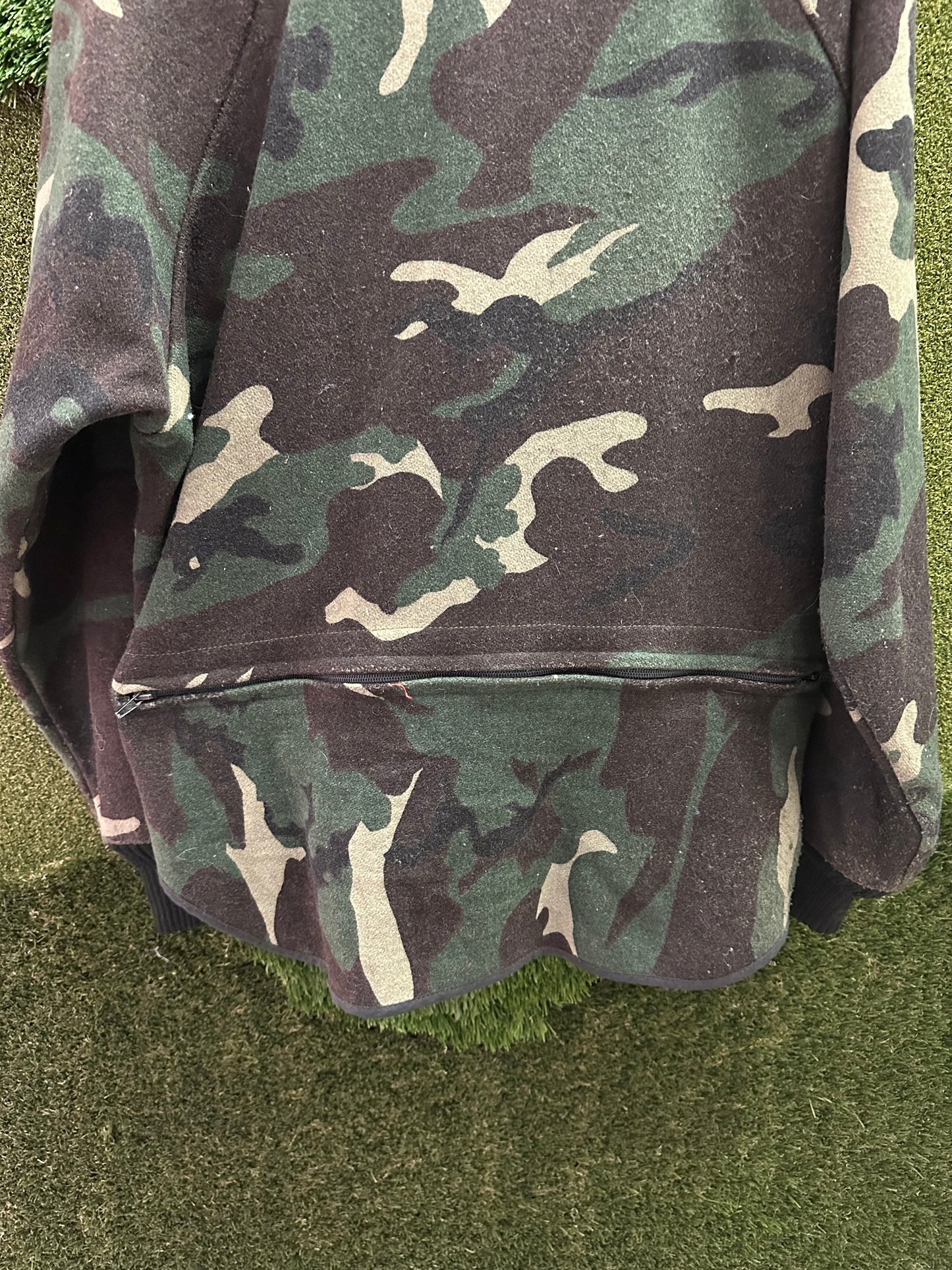 Vintage Codet Camouflage Zip-up Jacket - L