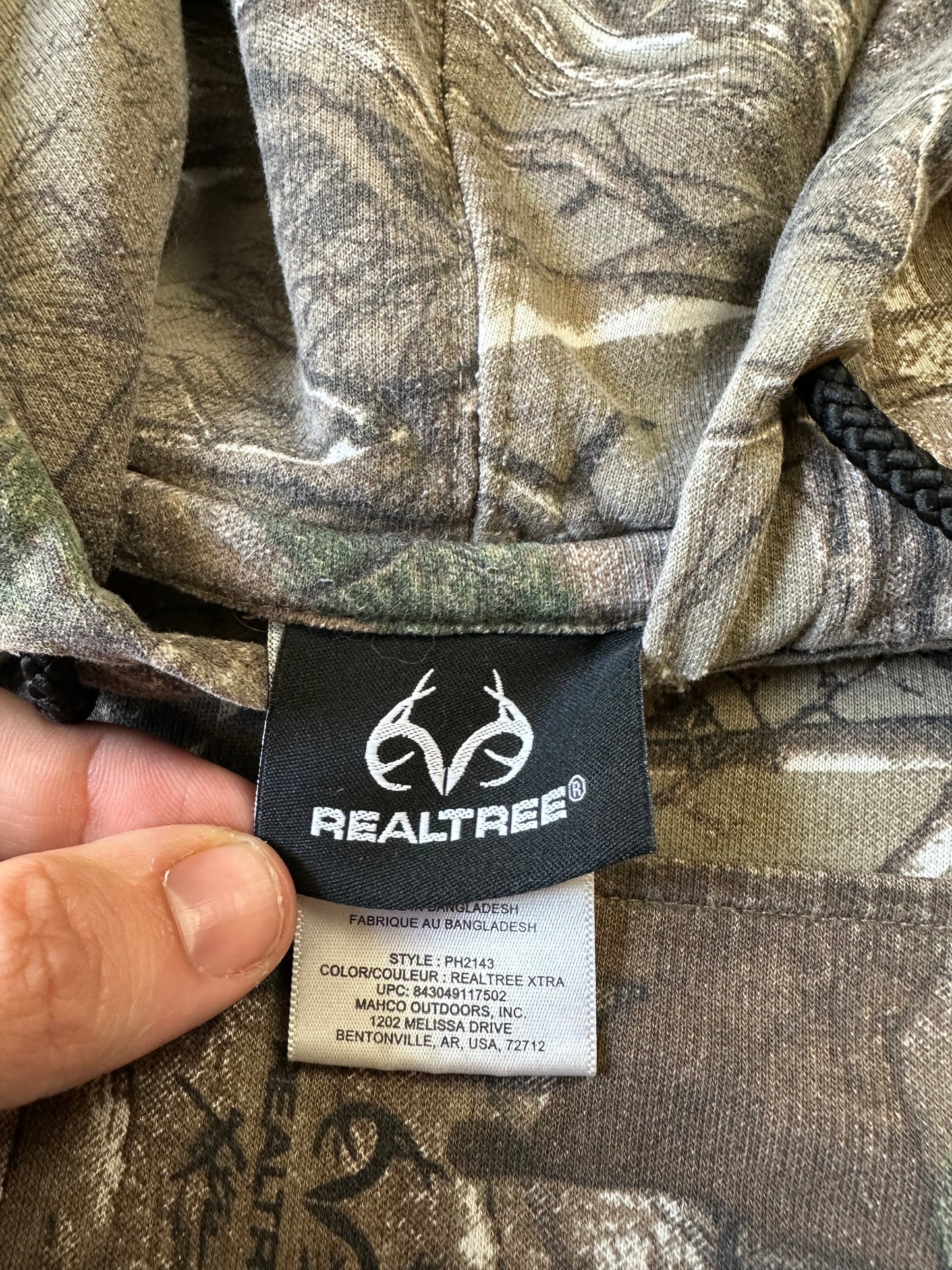 Realtree Camouflage Logo Hoodie - M