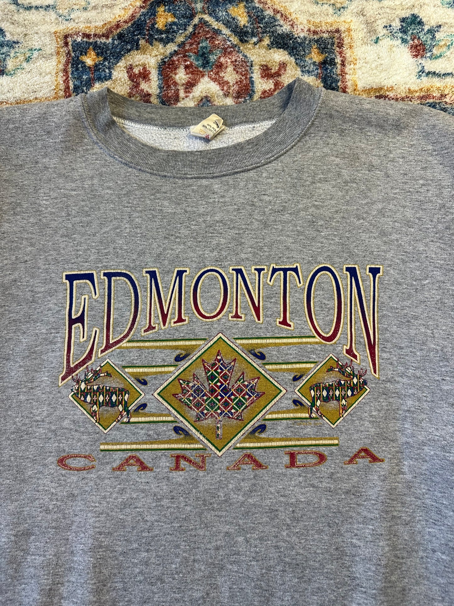 90s Edmonton Canada Crewneck - XL