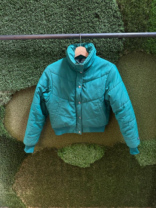 80s The North Face Cropped Puffer Jacket - S