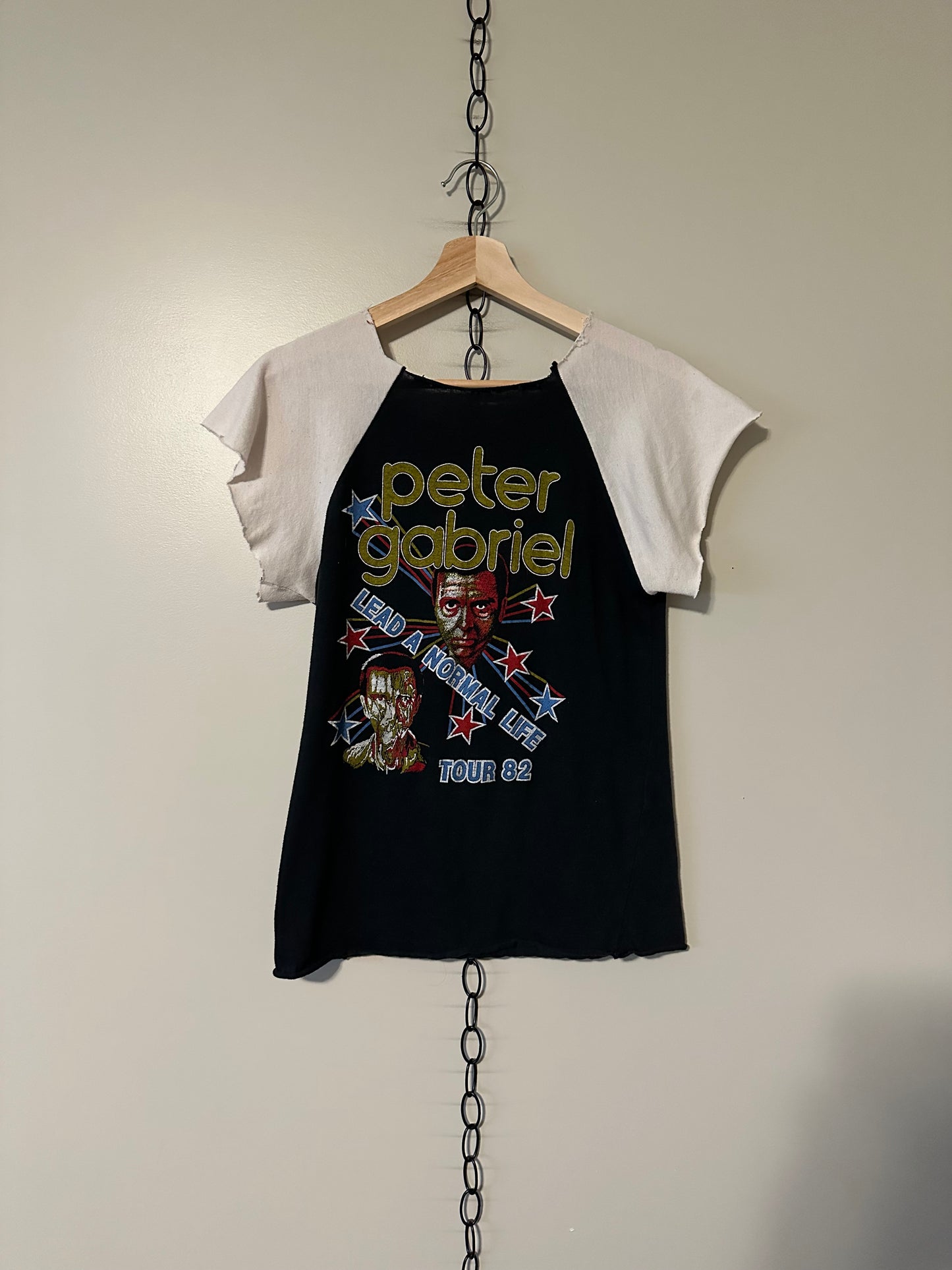 80s Peter Gabriel Shock The Monkey Concert T-shirt - S