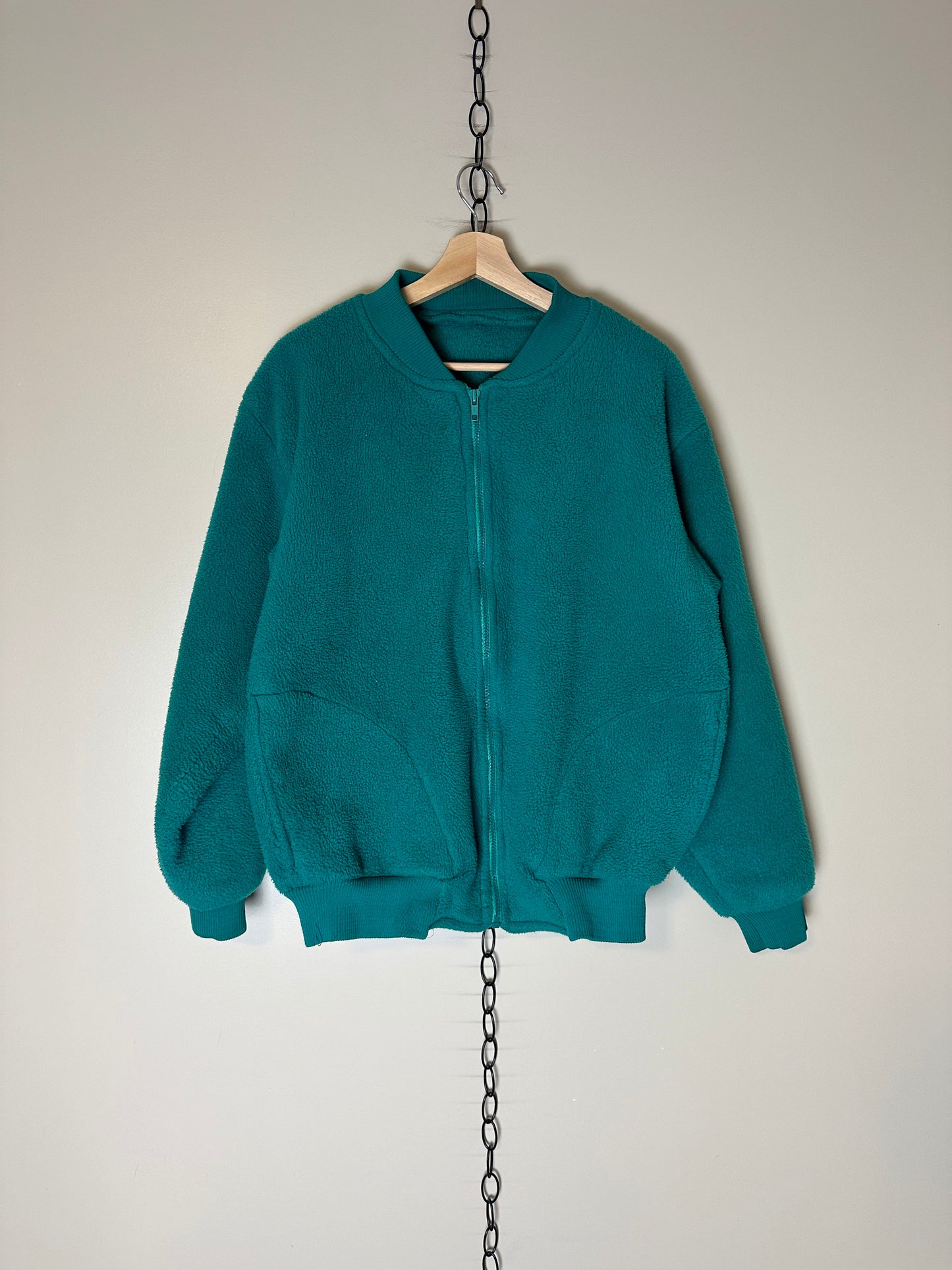 90s Zip-up Fleece - L