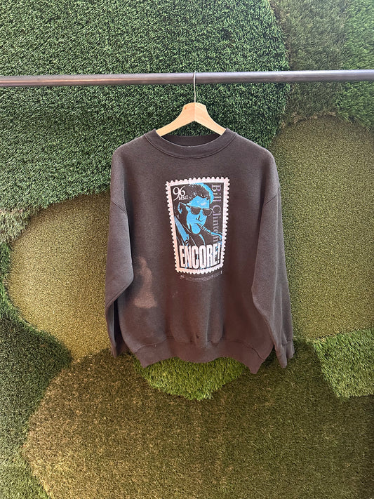 90s Bill Clinton Encore Crewneck - L