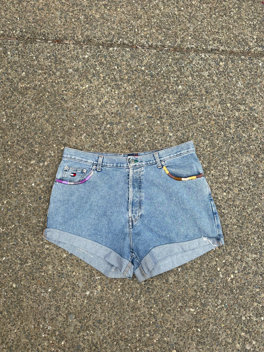 Vintage Tommy Jeans Denim Shorts - 38