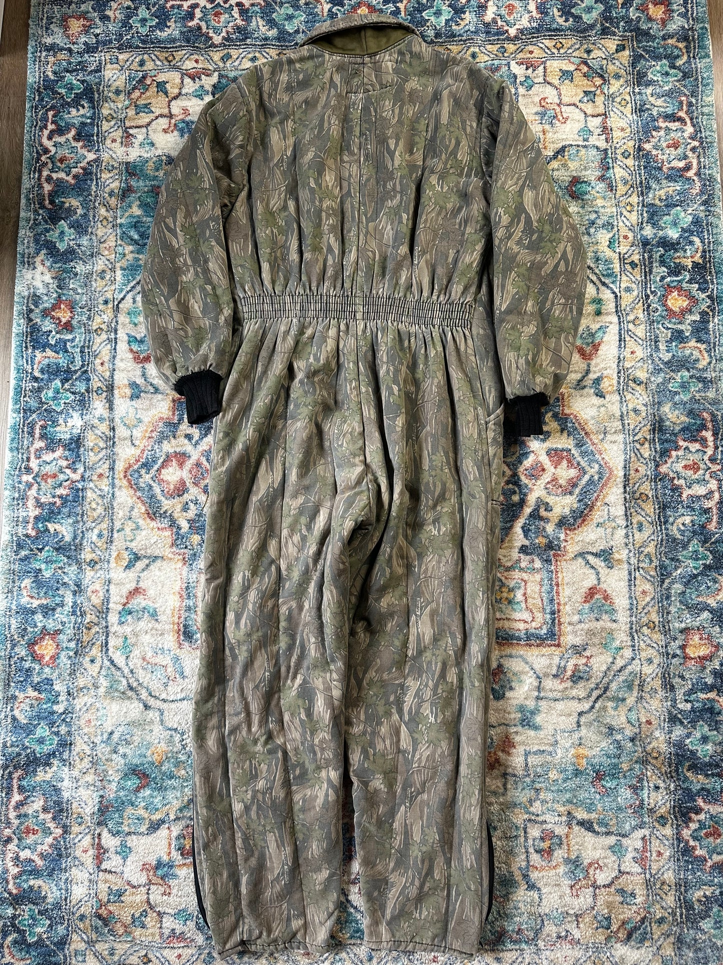 90s Smokey Branch Highland Mills Camouflage Jumpsuit - S