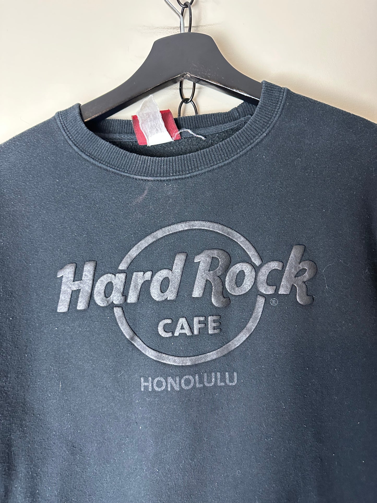 Vintage Hard Rock Cafe Tonal Logo Crewneck - S