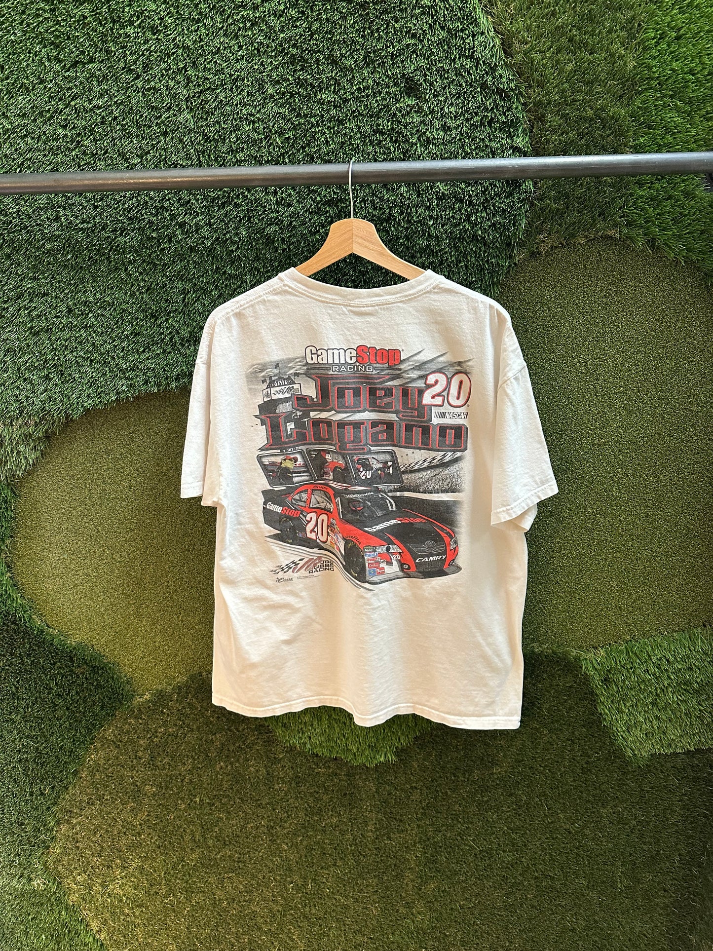 00s NASCAR Game Stop Racing T-shirt - XL