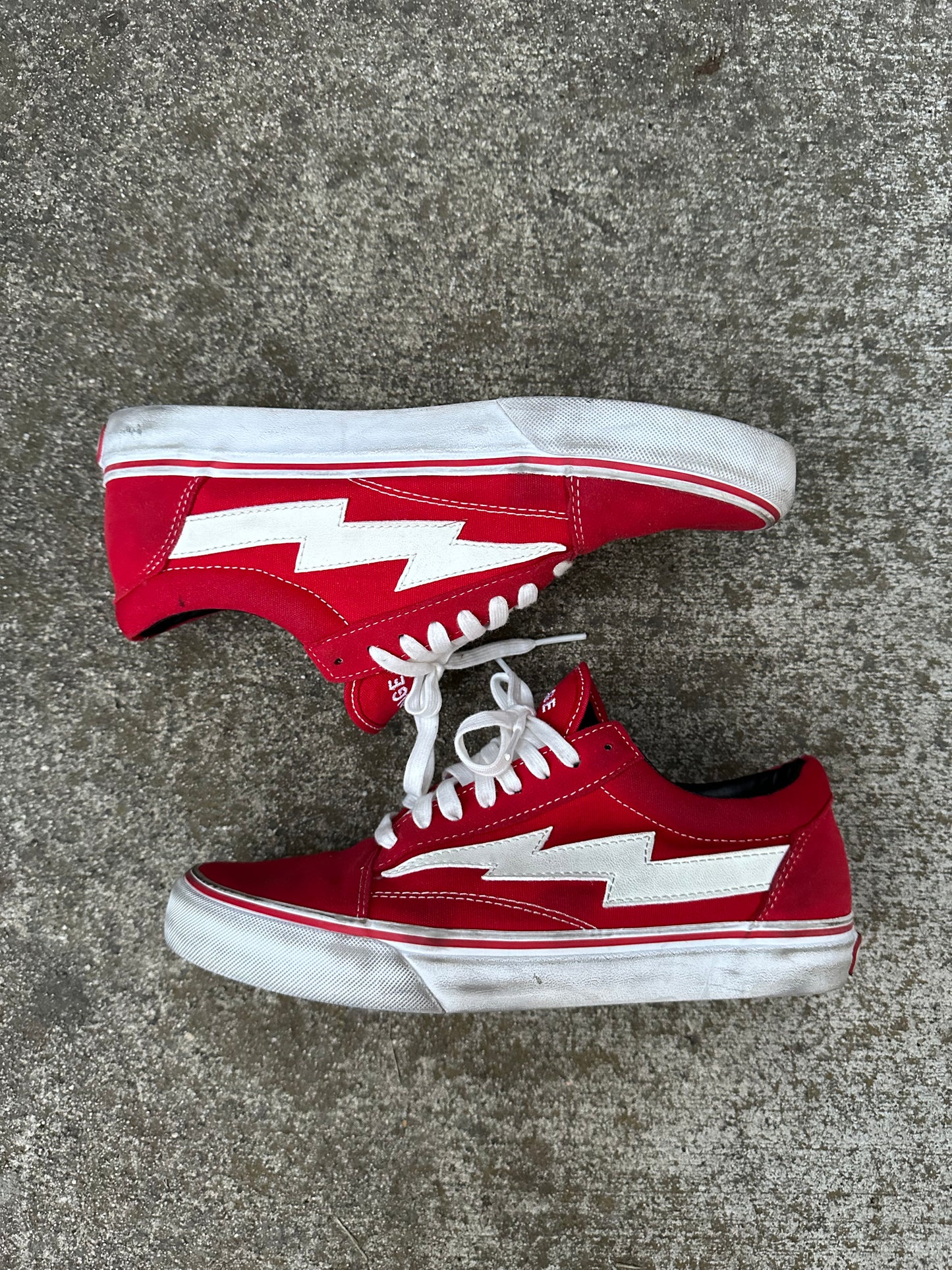 Revenge X Storm Red Low Top Shoes - 9