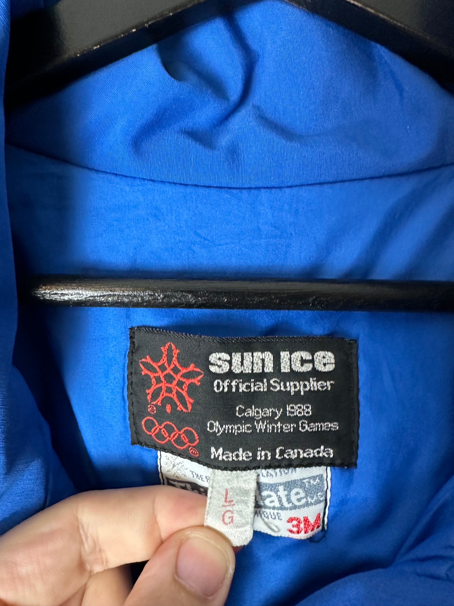 Vintage Sunice 1988 Calgary Olympic Ski Jacket - L