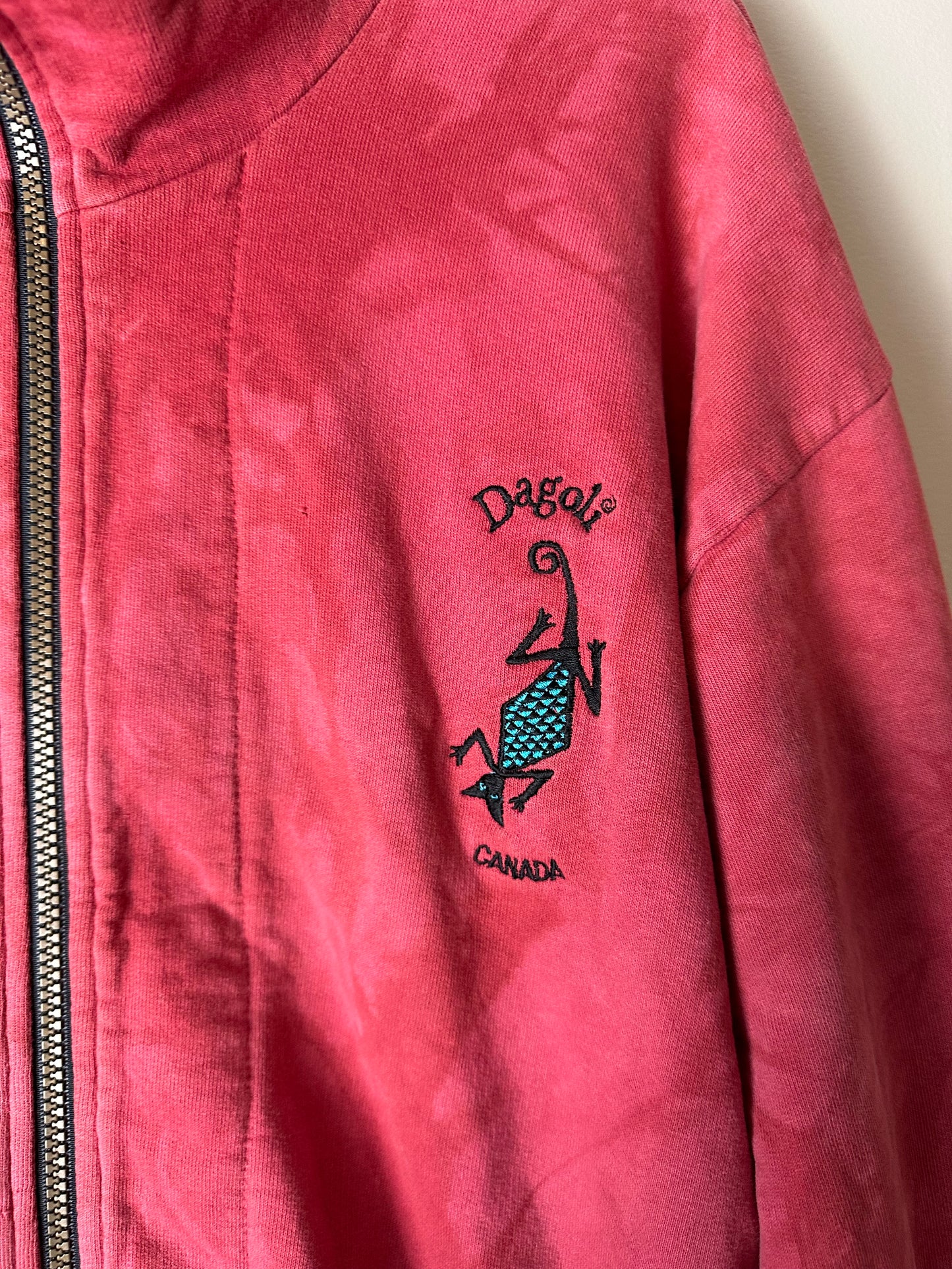 Vintage Dagoli Logo Full Zip-up Sweatshirt - S