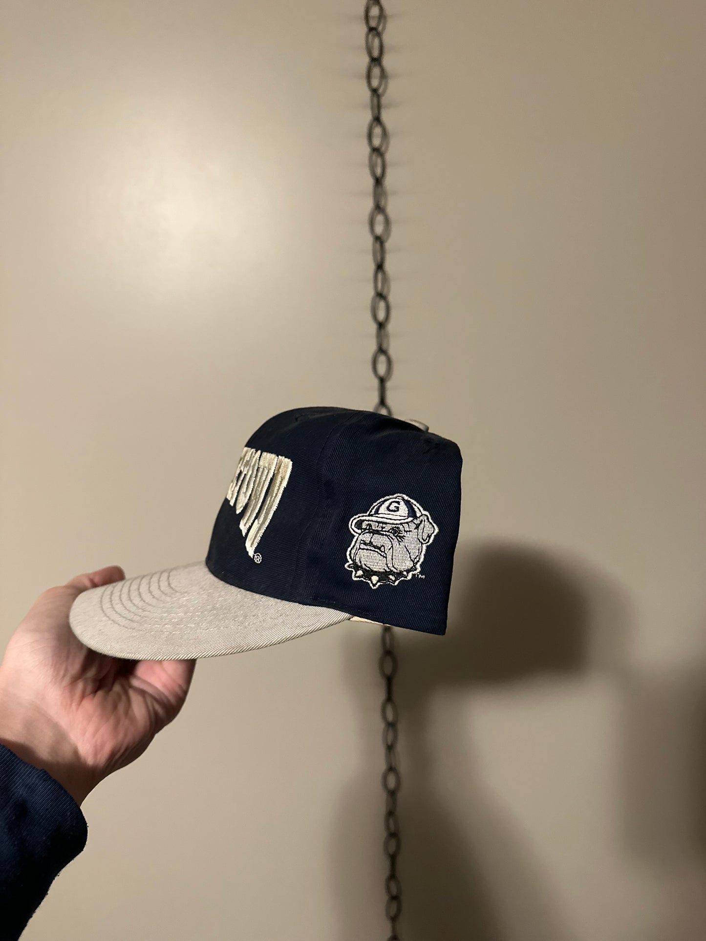 90s Georgetown Hoyas Spellout SnapBack Hat