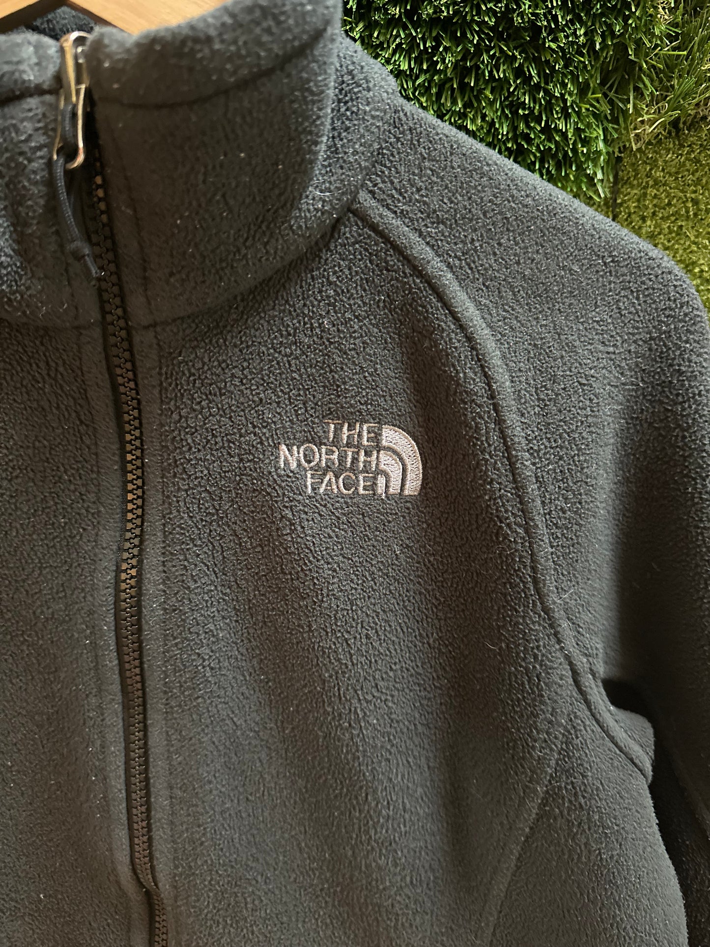 The North Face Black Zip-up Fleece - S