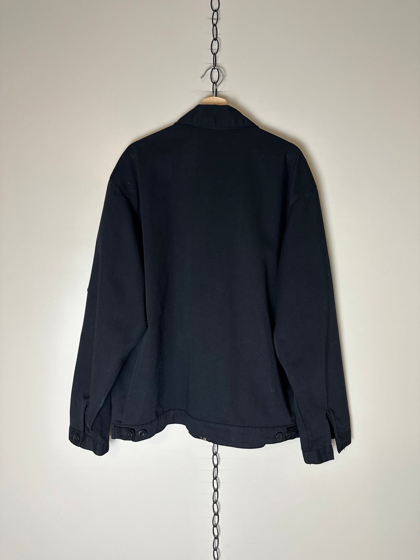 Dickies Black Zip-up Work Jacket - XL