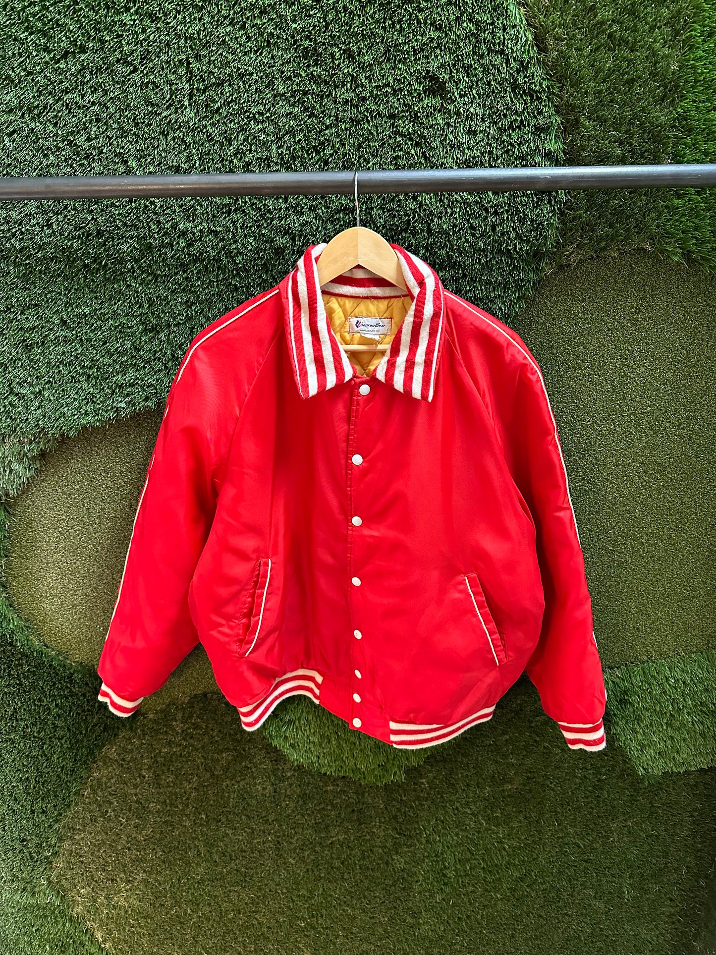 80s ChevronWear Padded Jacket - L