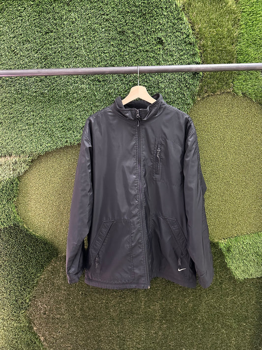 Vintage Nike Black Zip-up Light Jacket - L