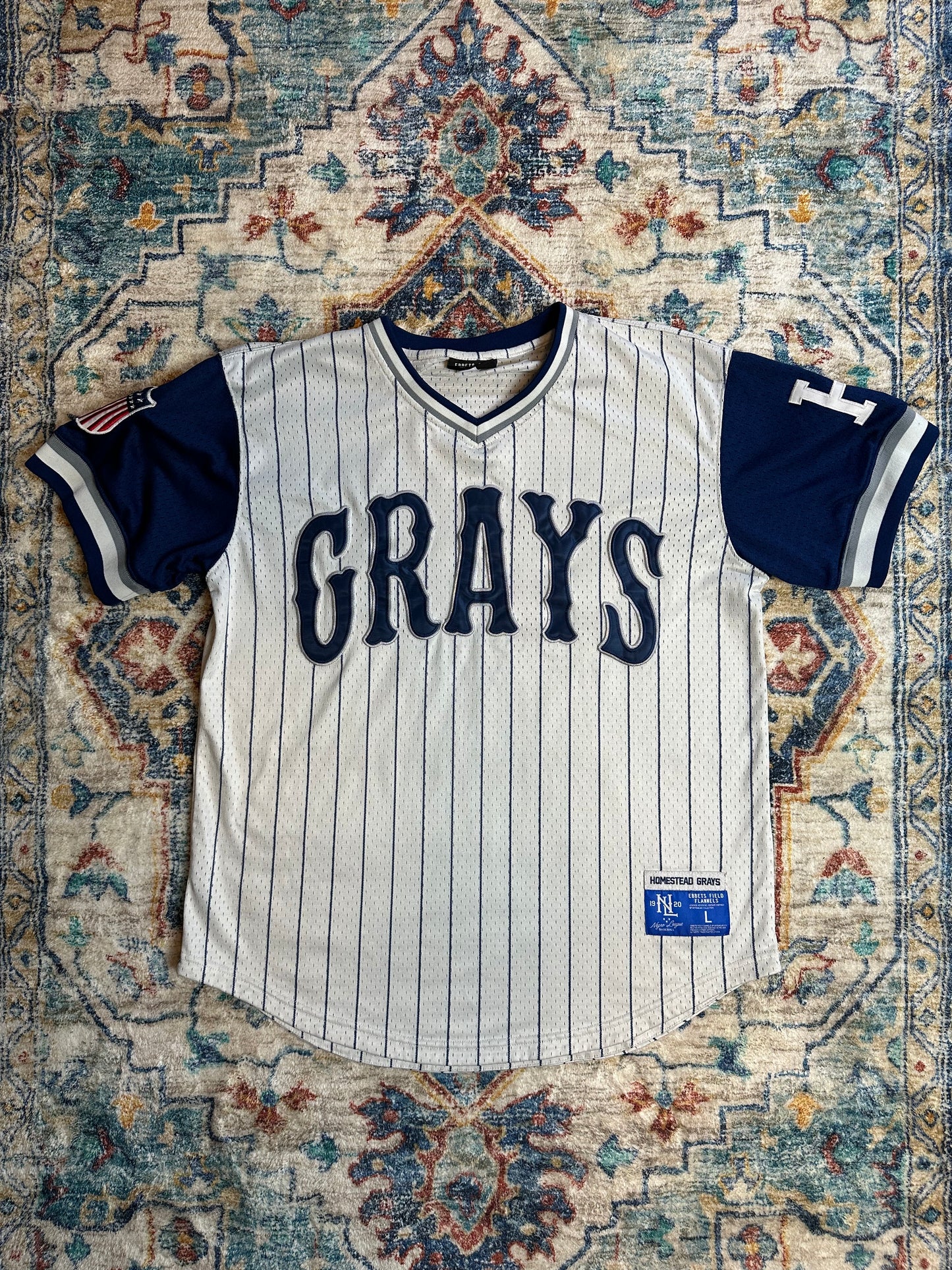 Homestead Grays #20 Negro League Baseball Jersey - L