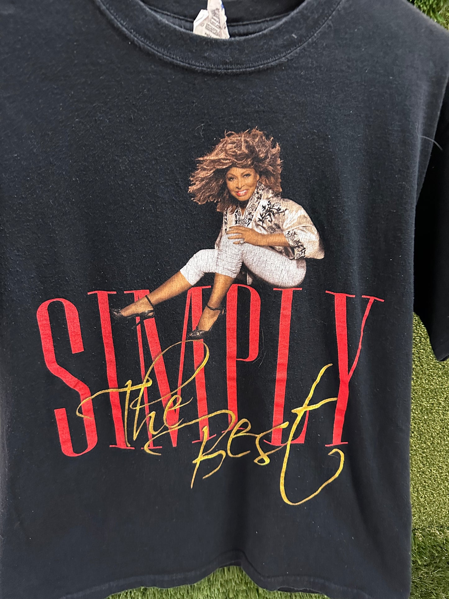 Vintage Tina Turner Simply The Best Concert T-shirt - M