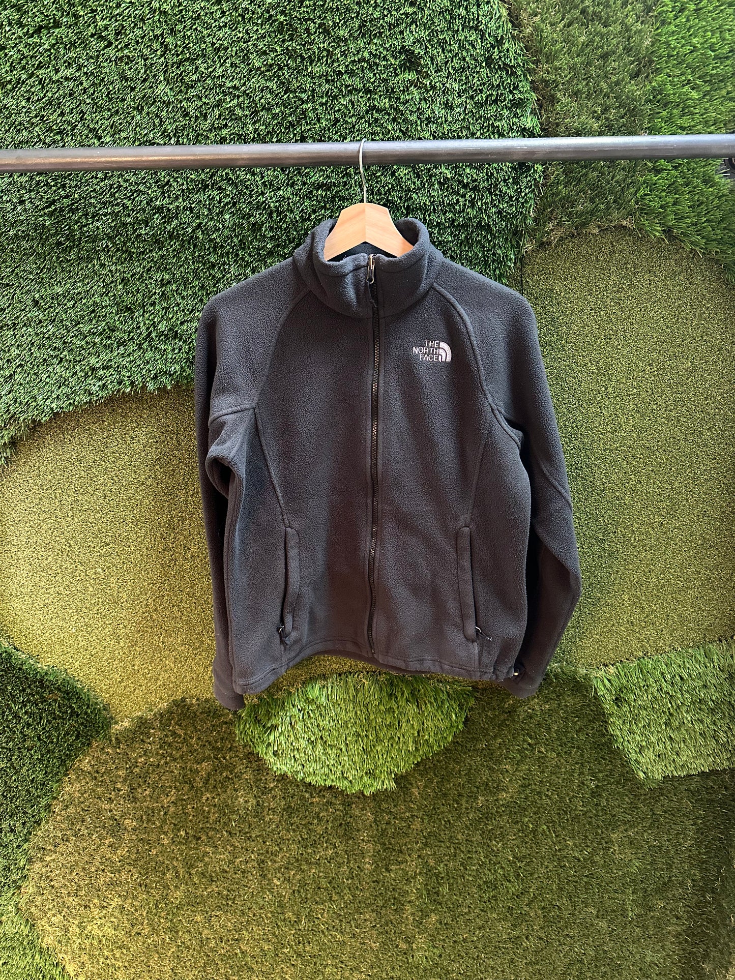 The North Face Black Zip-up Fleece - S