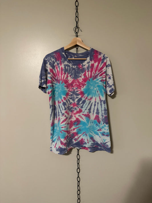 80s Tye-Dye T-shirt - L