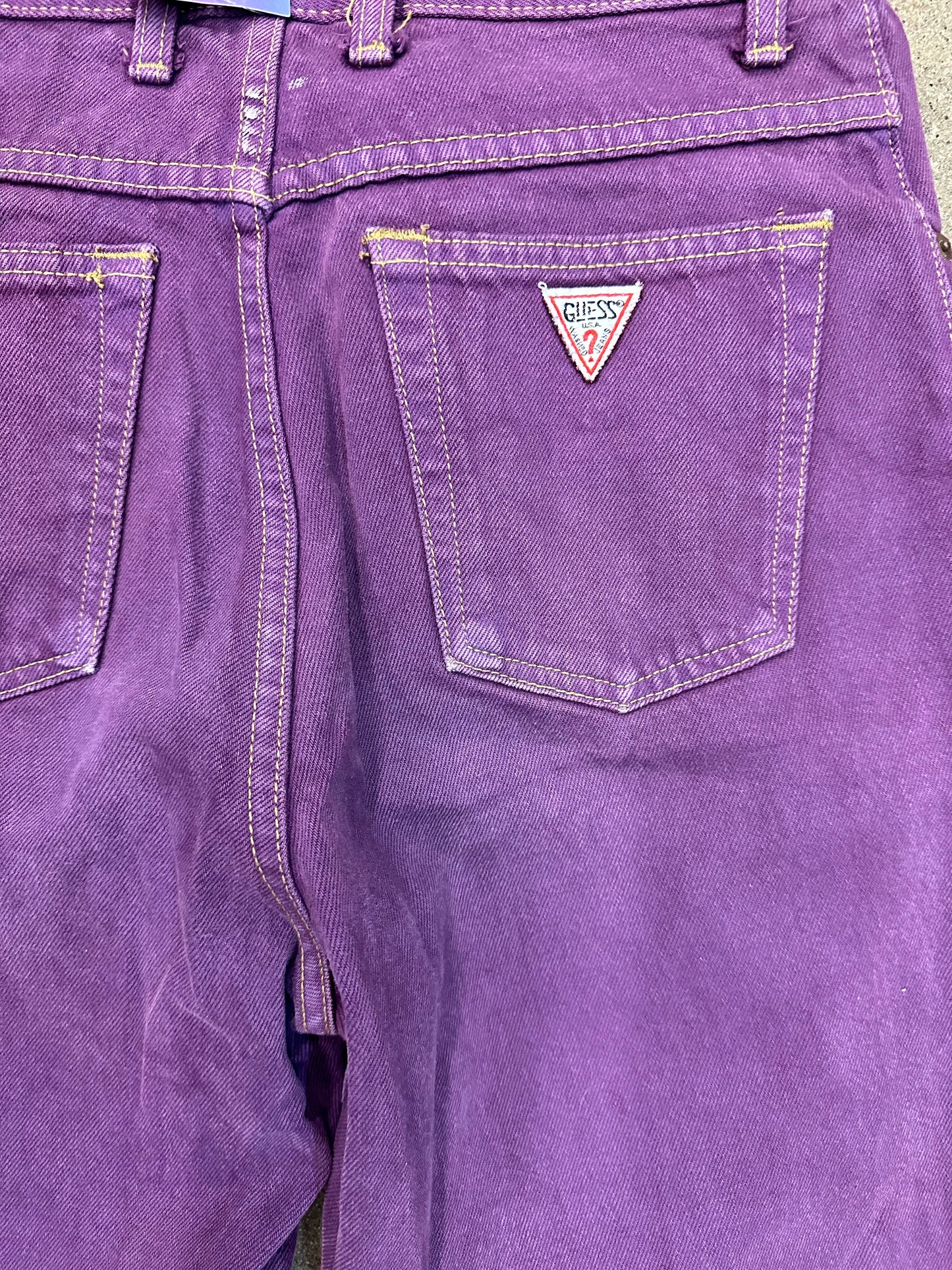 Vintage Guess Purple Jeans - 31