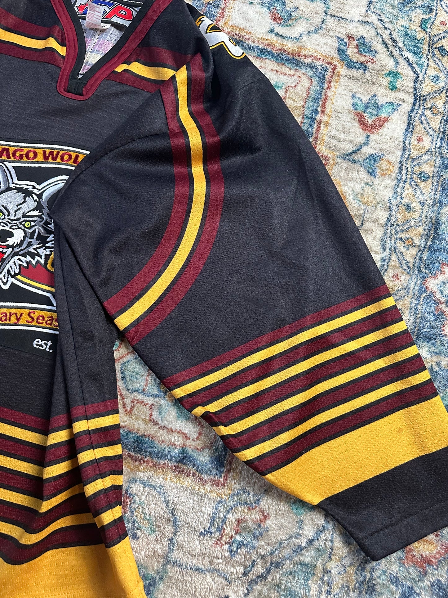 00s Chicago Wolves 10th Anniversary Hockey Jersey - M
