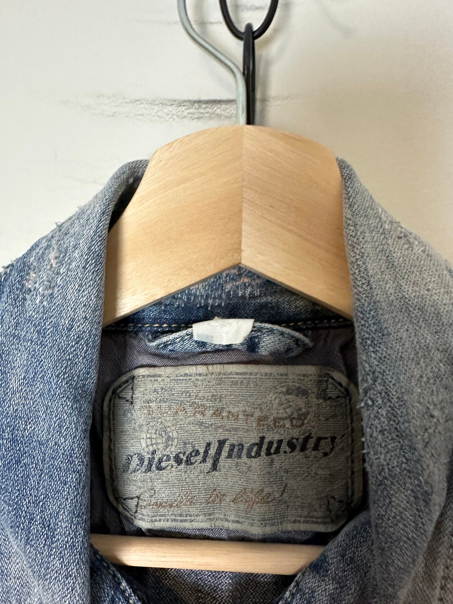 00s Diesel Repaired Denim Jacket - S