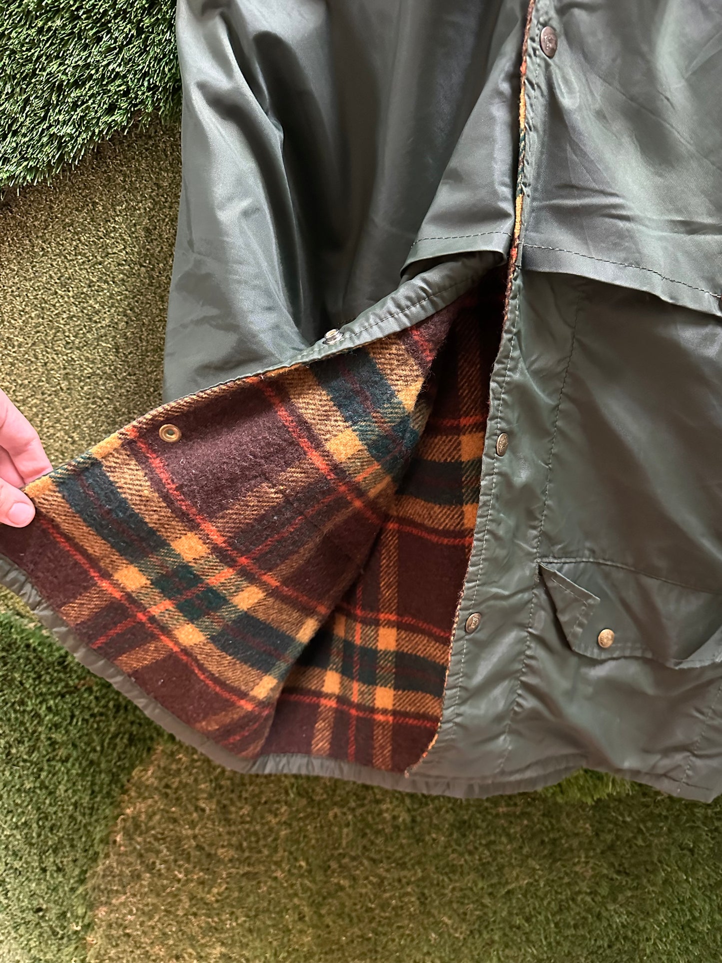 80s Pioneer Multi Pocket Flannel Lined Jacket - M