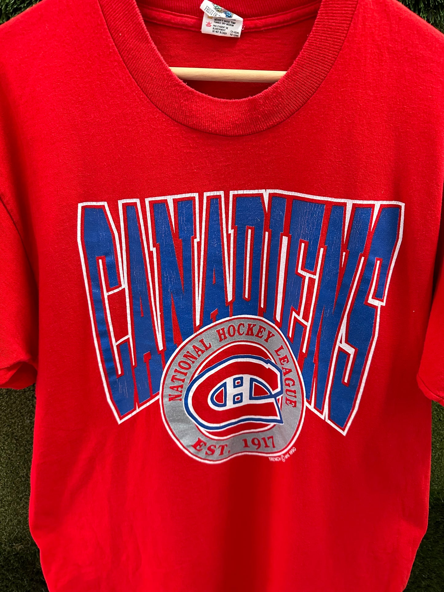 Vintage 1990 NHL Montreal Canadiens T-shirt - XL