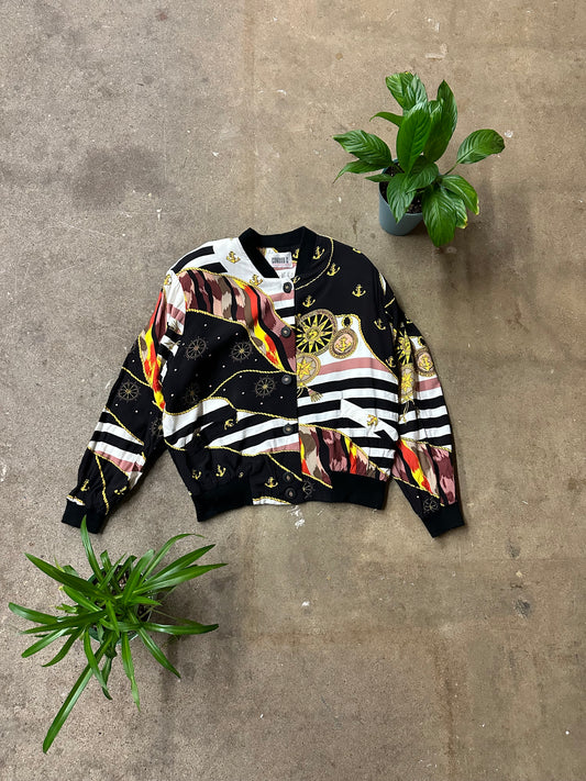 Vintage Sailor All Over Print Light Jacket - M