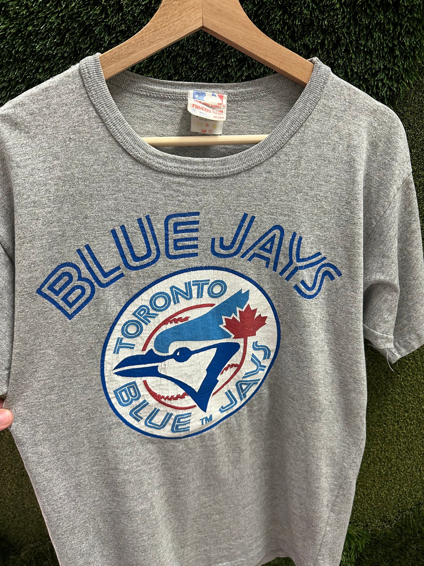 Vintage 1980s MLB Toronto Blue Jays Logo T-shirt - M