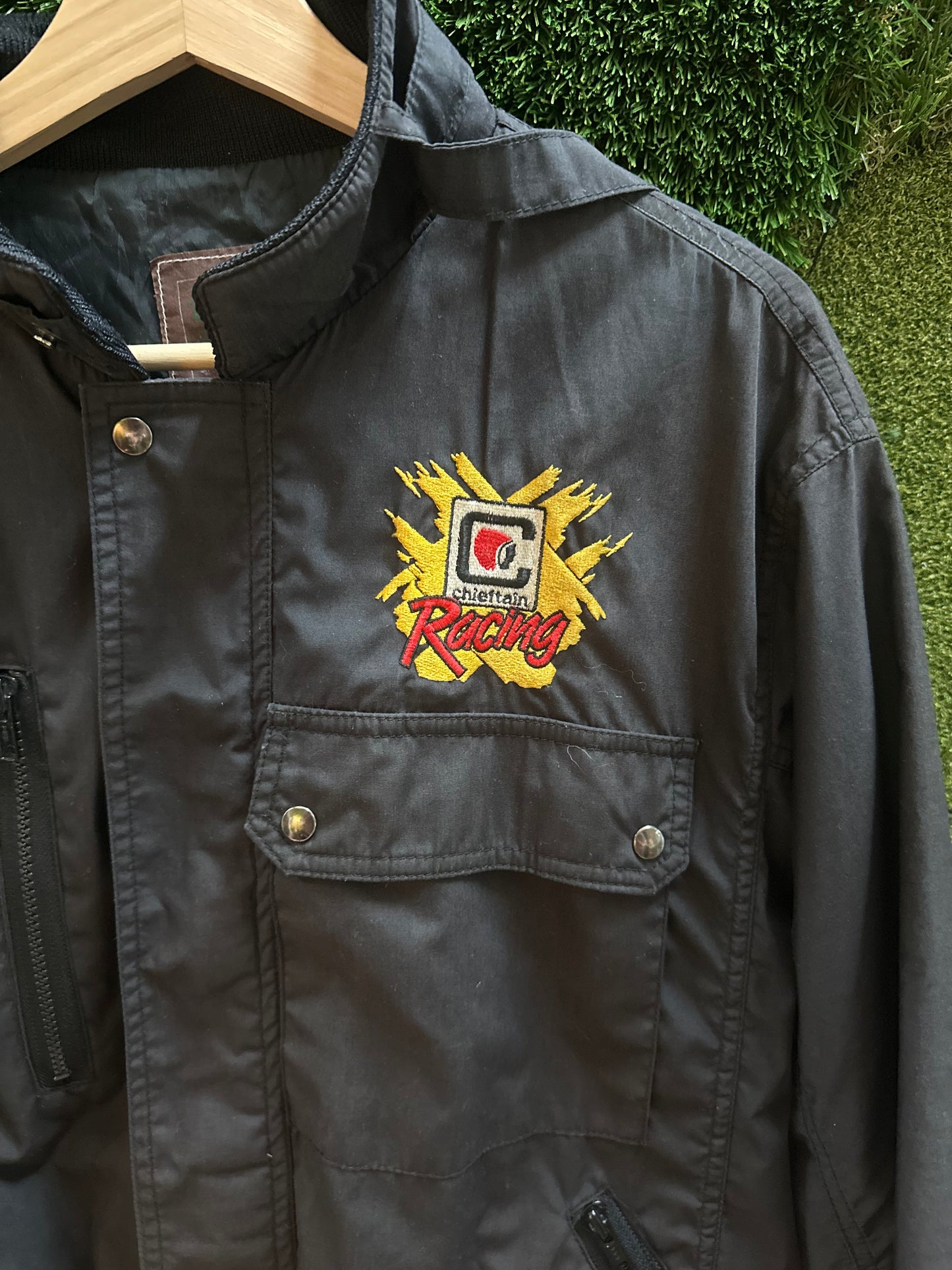 90s Chieftain Racing Zip-up Jacket - L