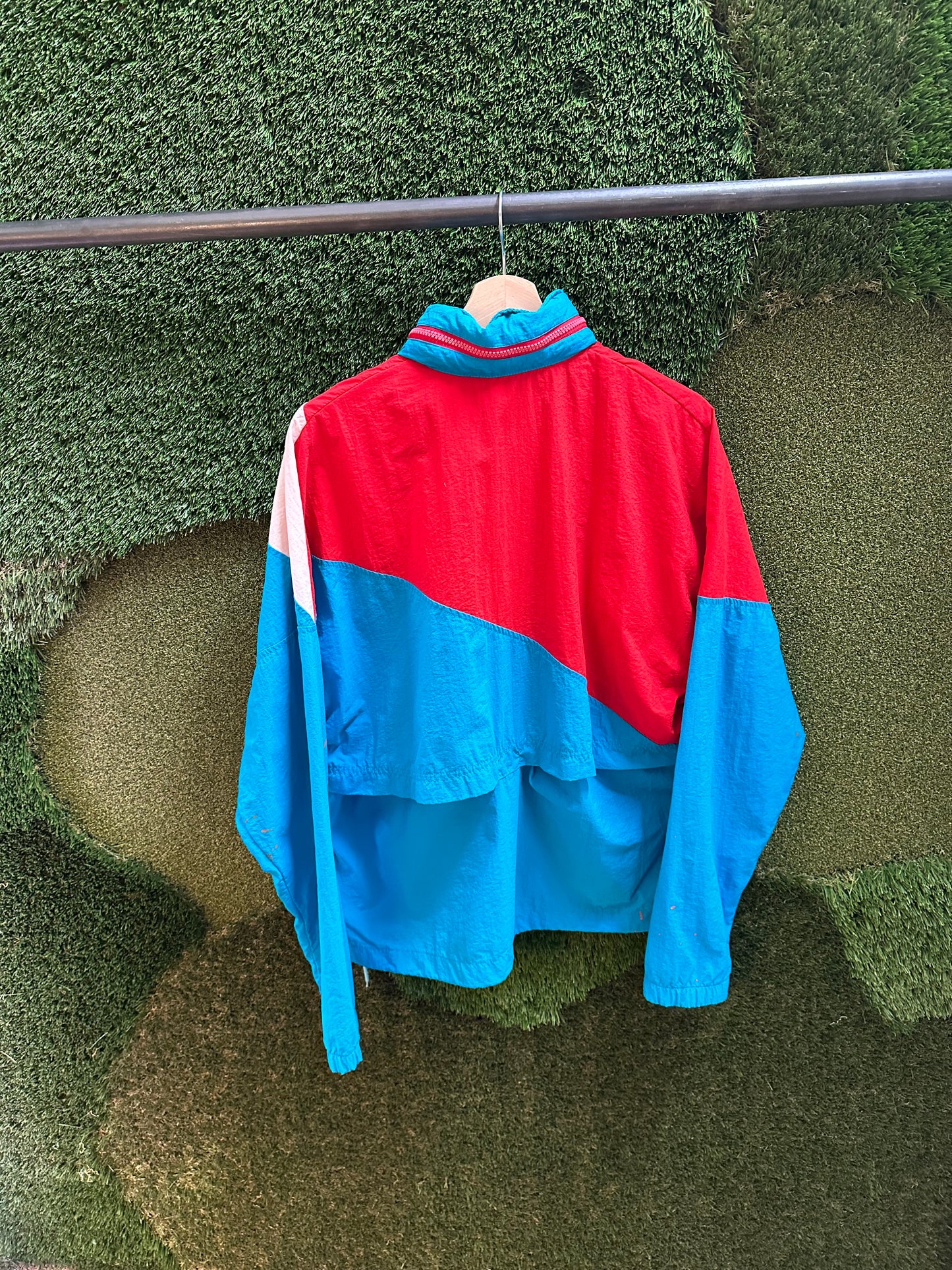 90s Nike Split Colour Zip-up Jacket Medium