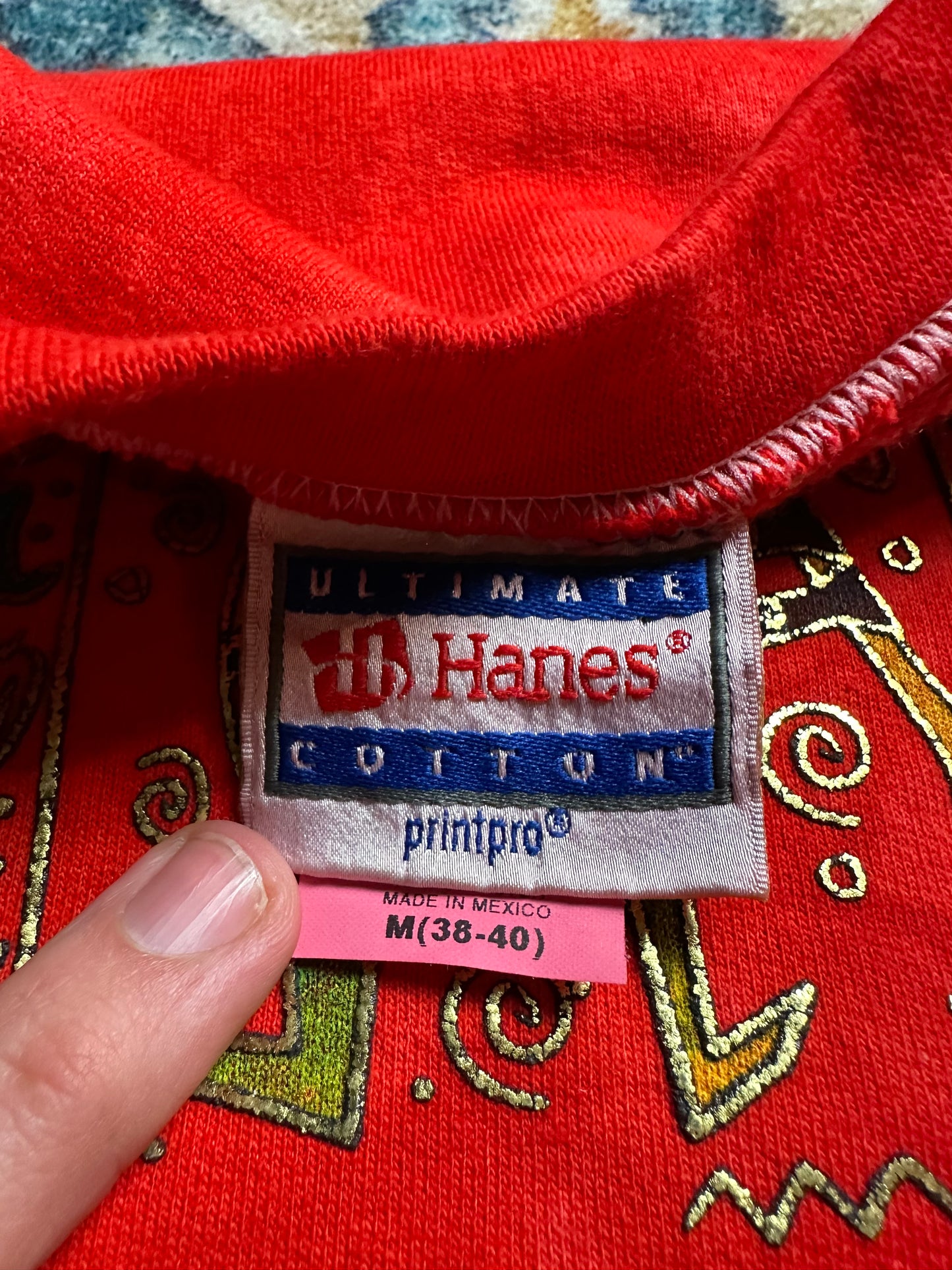 90s Aztec Cactus Crewneck - M