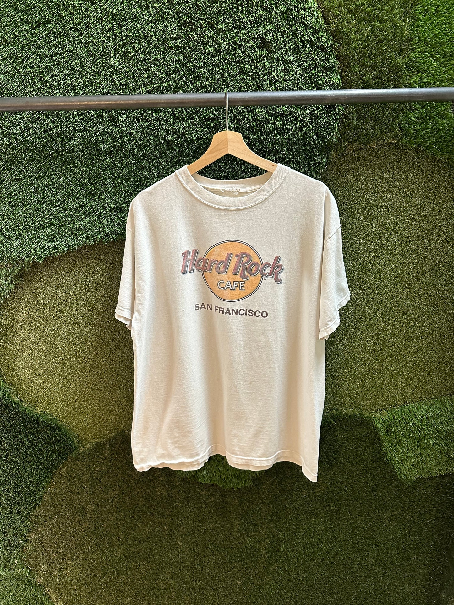 90s Hard Rock Cafe San Fransisco Logo T-shirt - XL