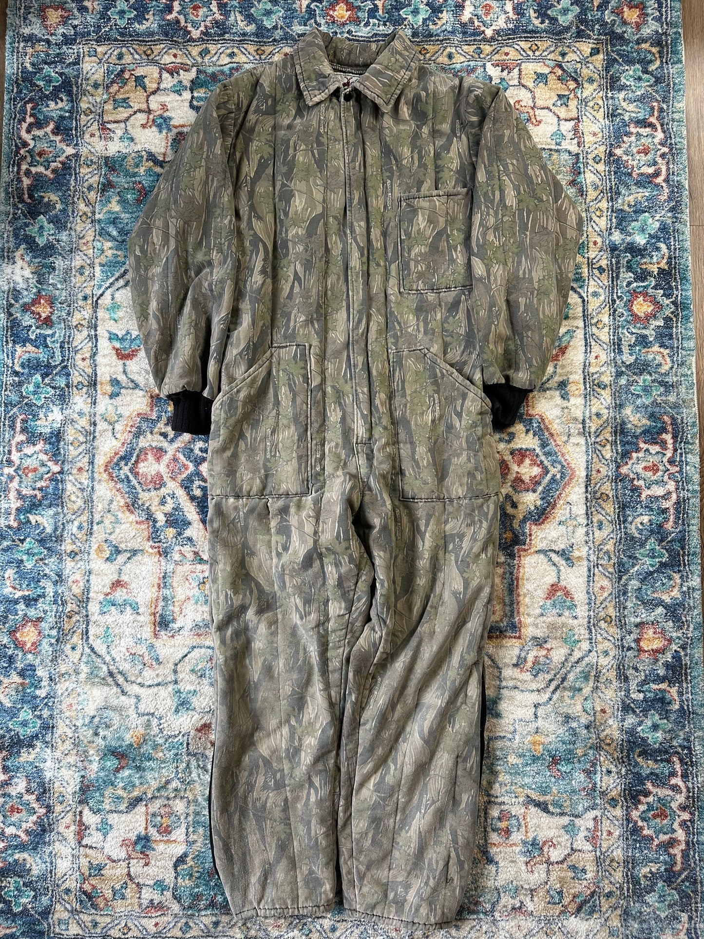 90s Smokey Branch Highland Mills Camouflage Jumpsuit - S
