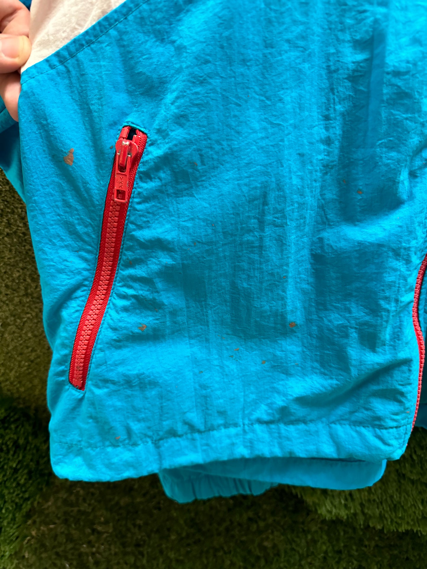 90s Nike Split Colour Zip-up Jacket Medium