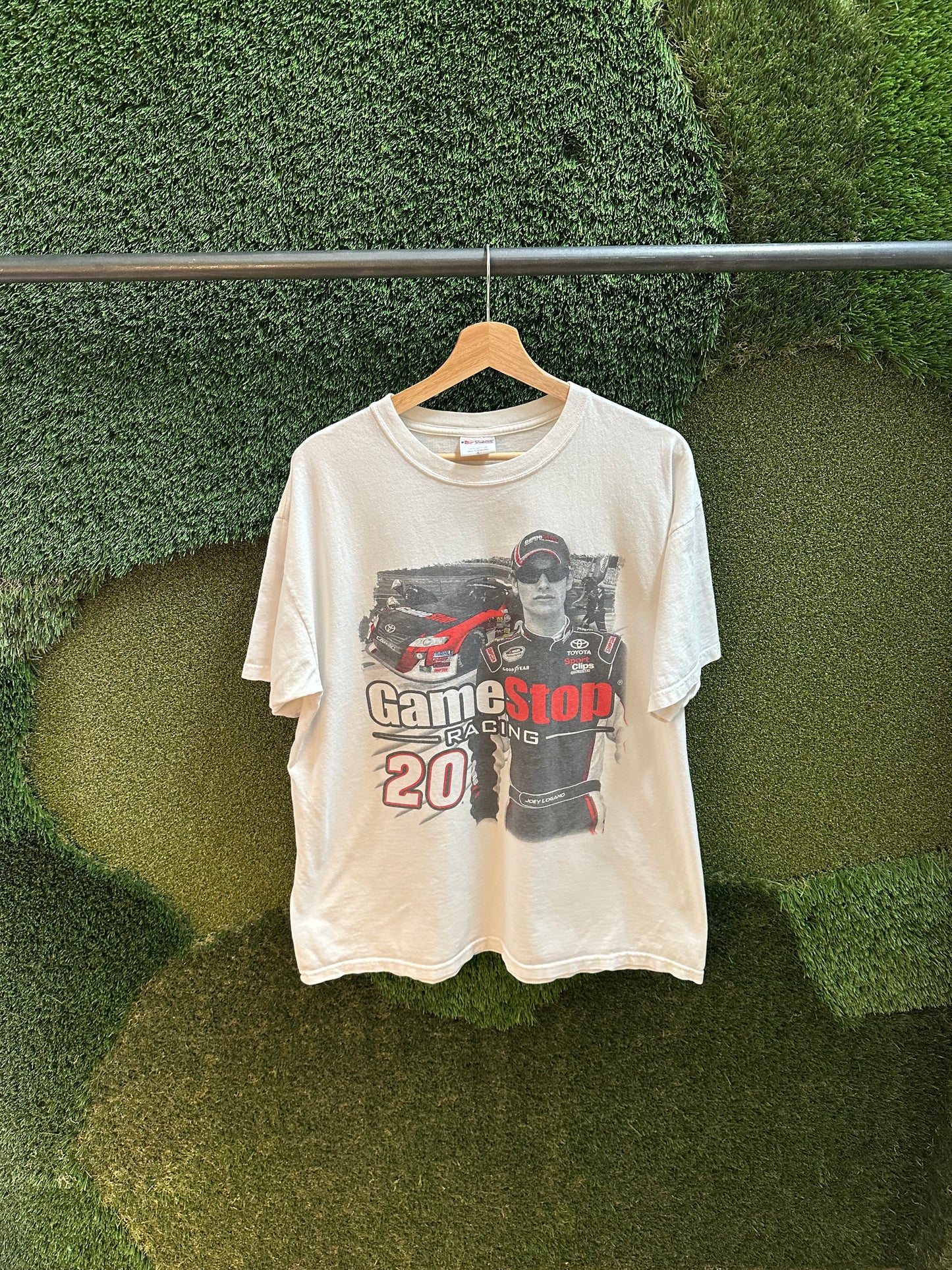 00s NASCAR Game Stop Racing T-shirt - XL