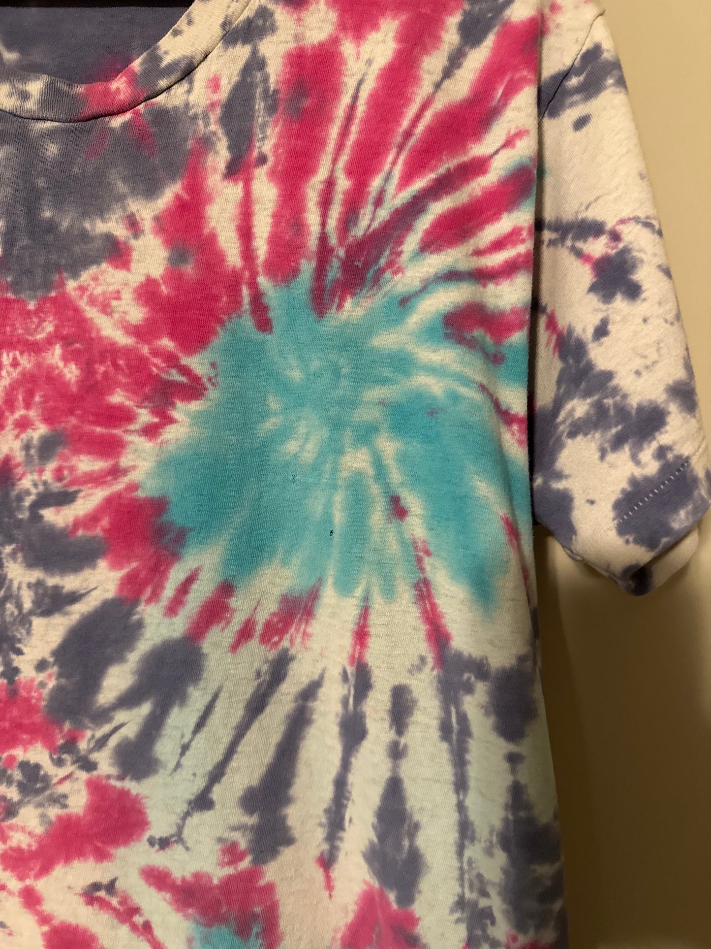 80s Tye-Dye T-shirt - L