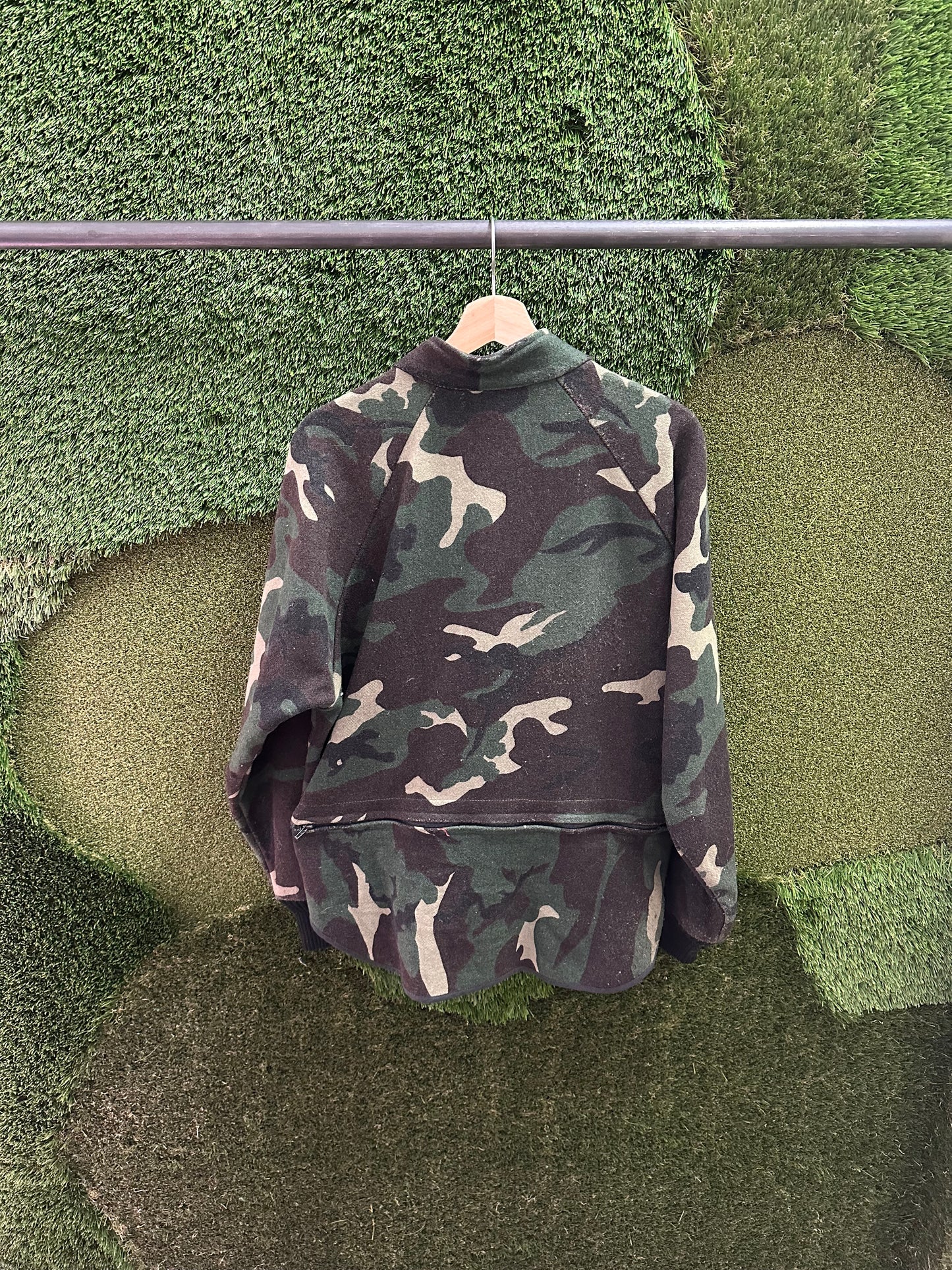 Vintage Codet Camouflage Zip-up Jacket - L